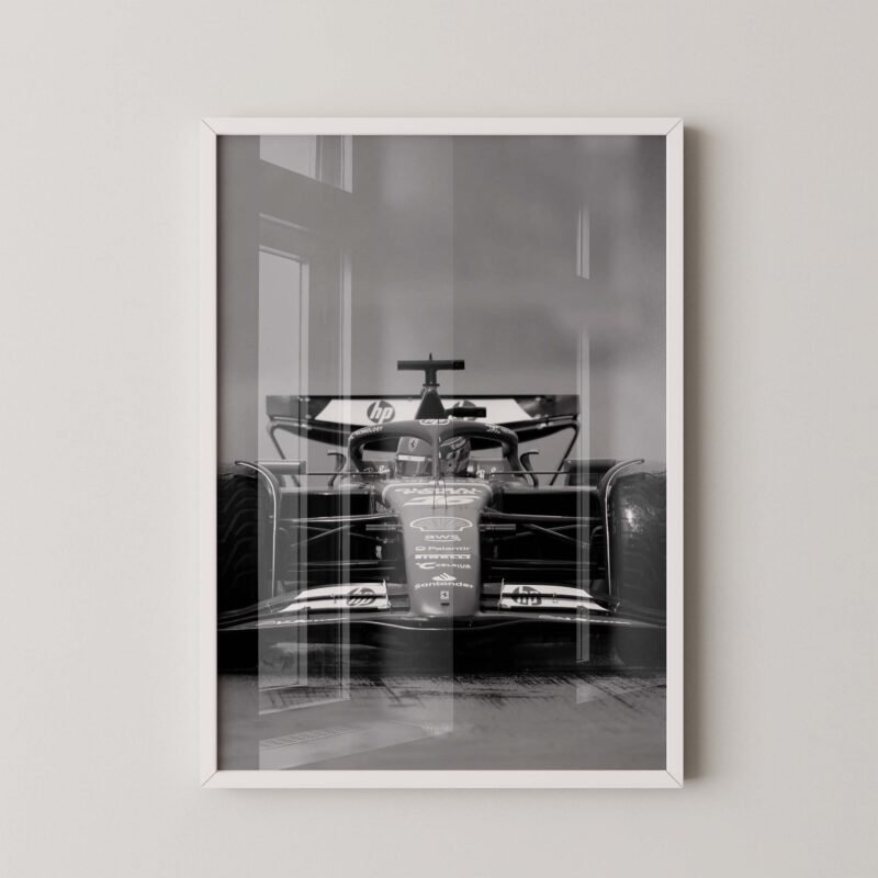 F1 Ferrari Race Track Print