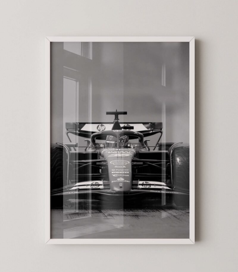 F1 Ferrari Race Track Print
