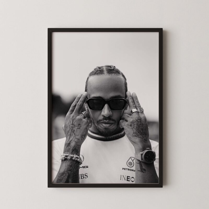 Lewis Hamilton Magazine Poster