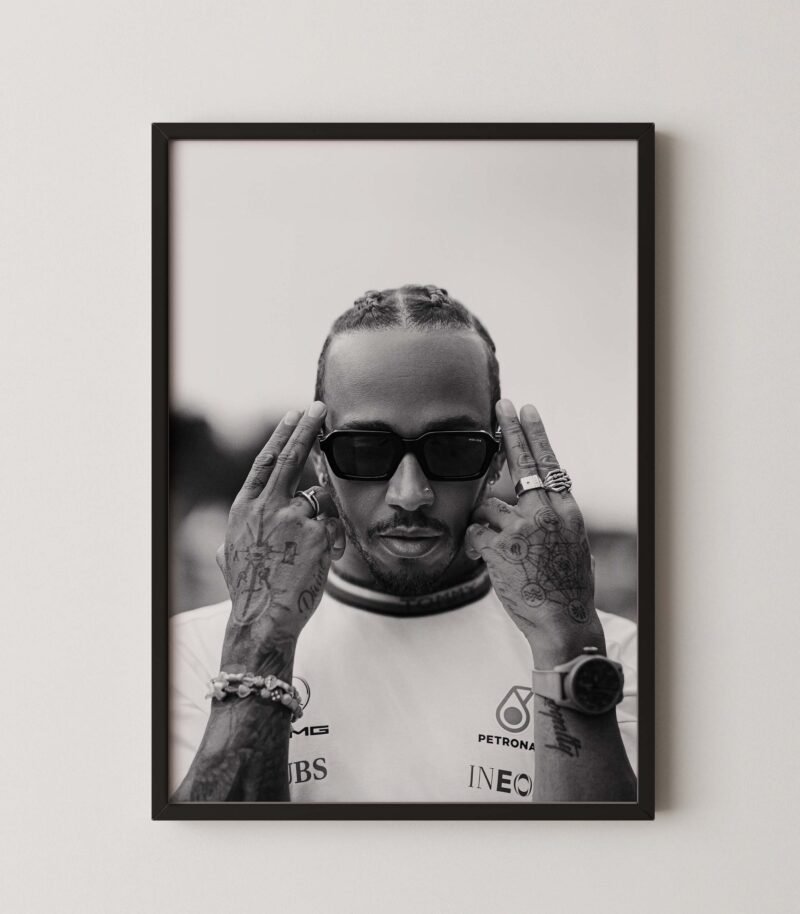 Lewis Hamilton Magazine Poster
