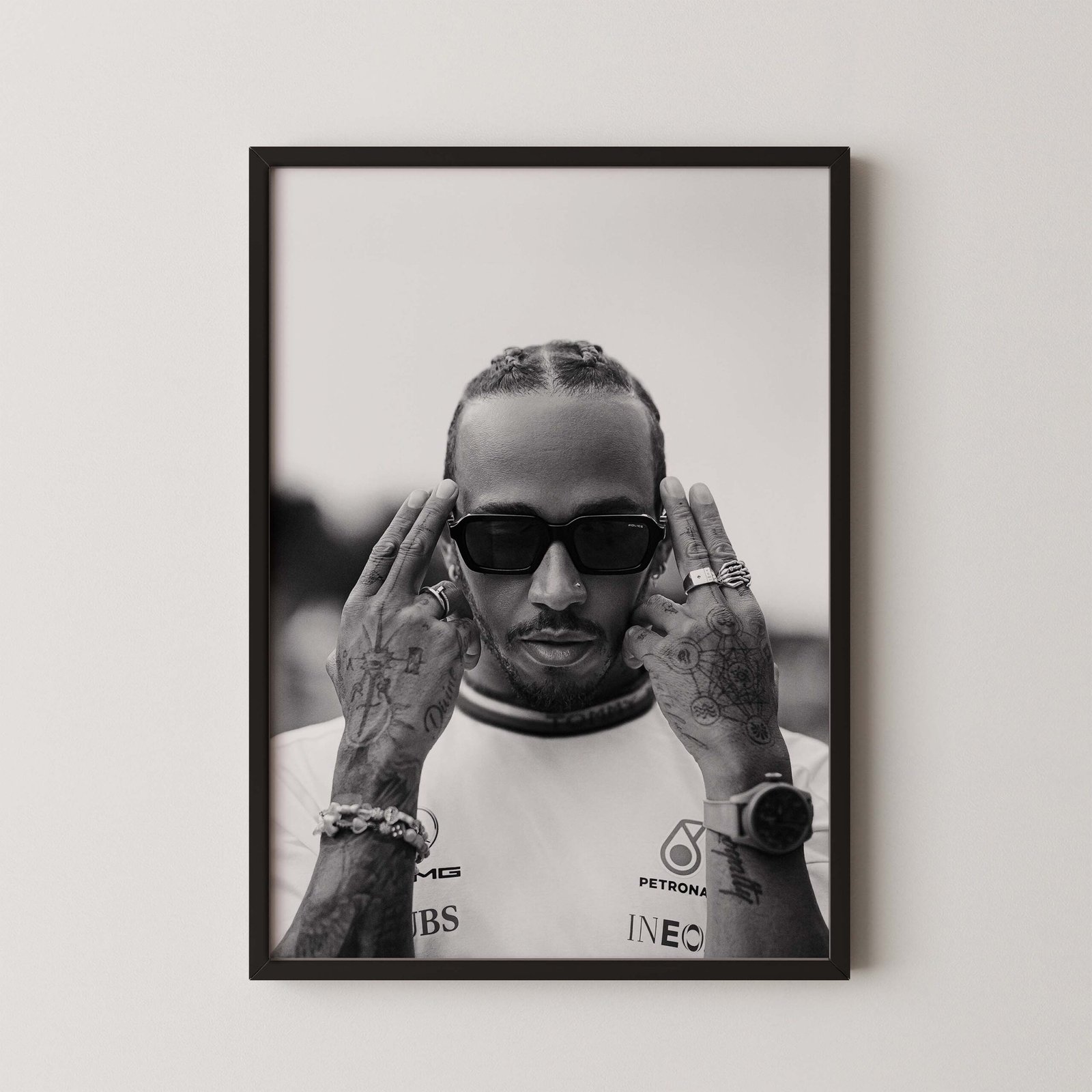 Lewis Hamilton Magazine Poster
