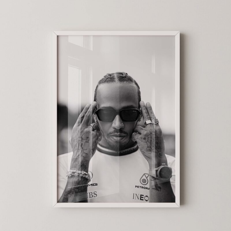 Lewis Hamilton Magazine Poster