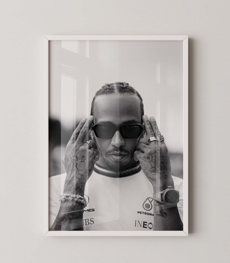 Lewis Hamilton Magazine Poster