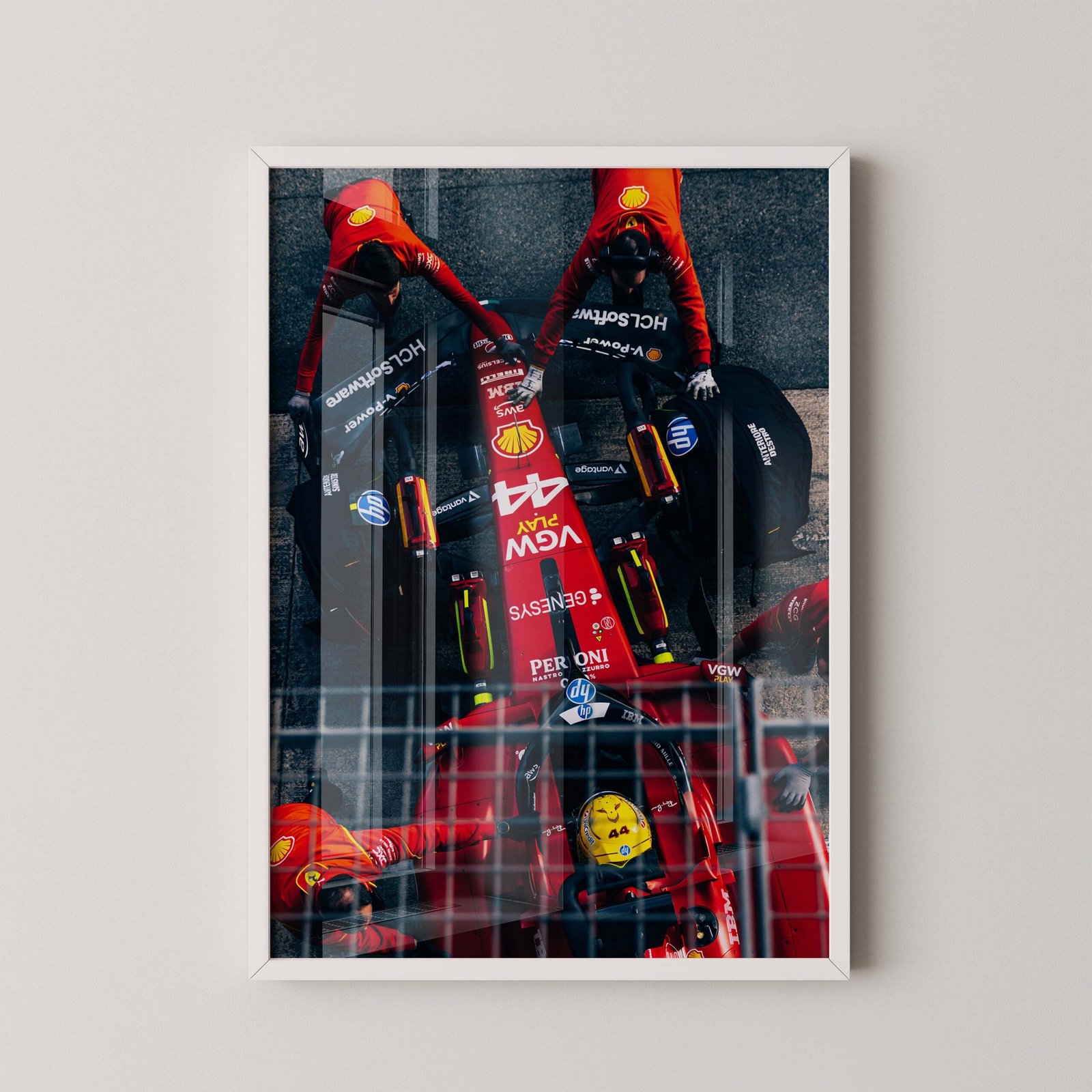 Lewis Hamilton Ferrari Garage - Image 2