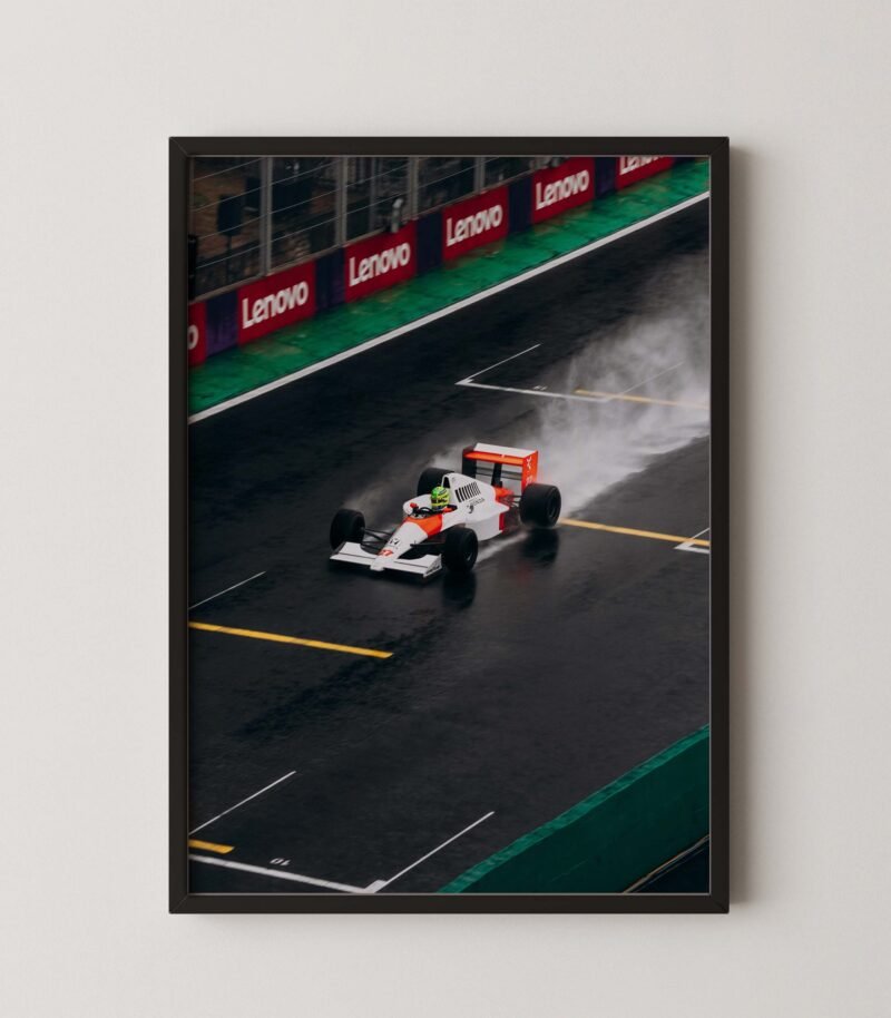 Hamilton McLaren MP4-4 Poster