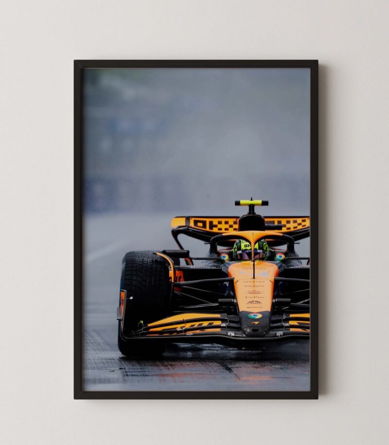 Lando Norris McLaren Poster