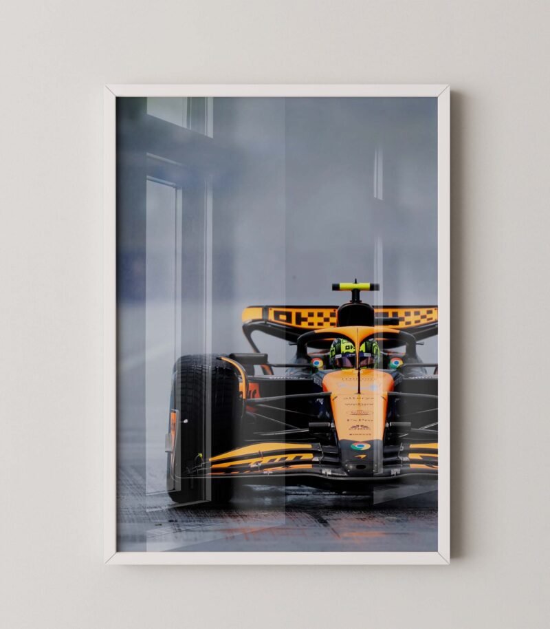 Lando Norris McLaren Poster
