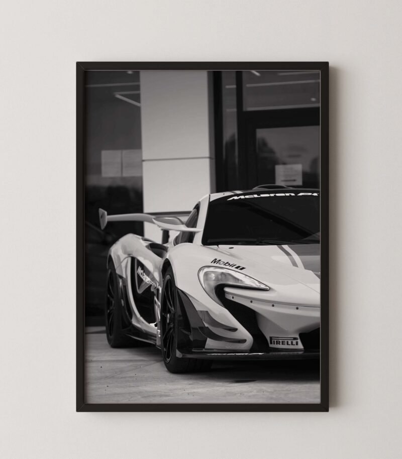 McLaren P1 Hypercar Digital Poster