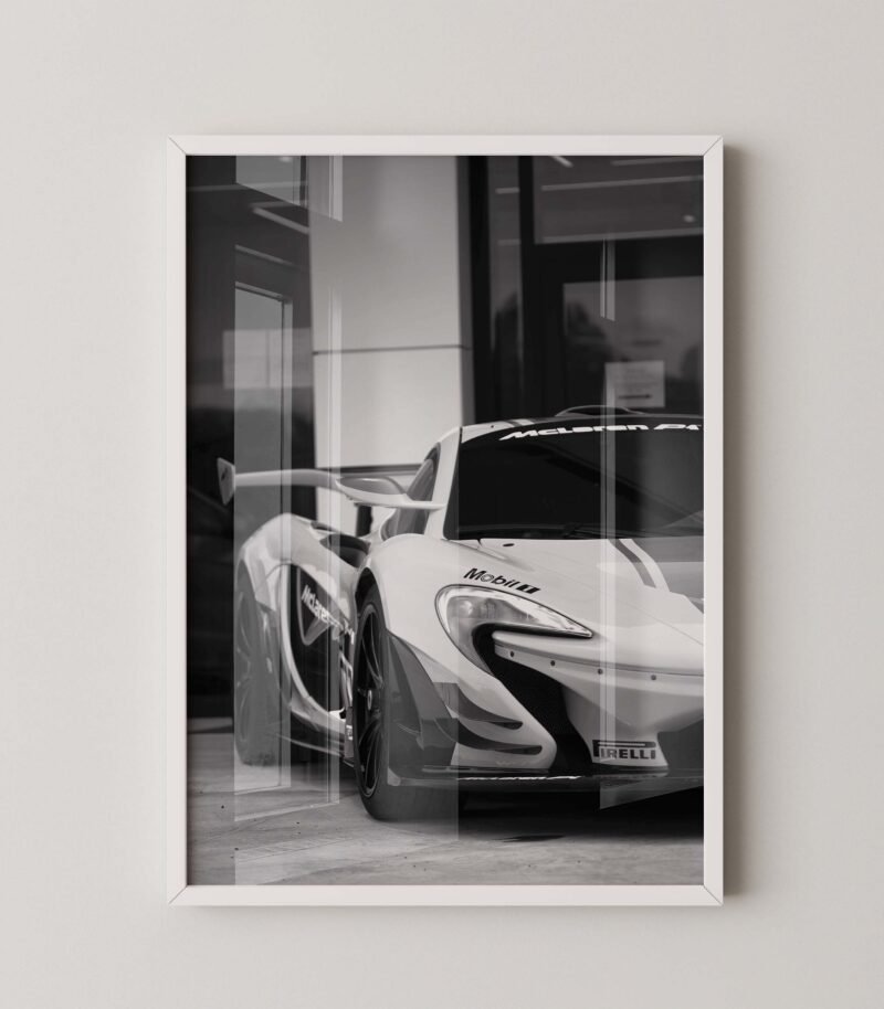 McLaren P1 Hypercar Digital Poster