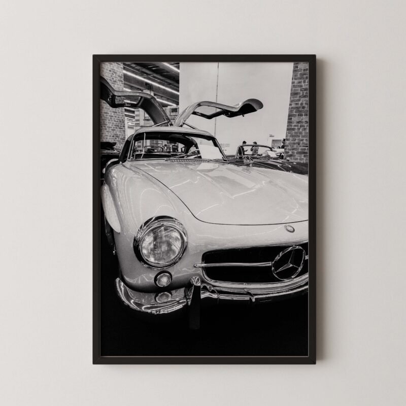 Retro Mercedes 300 SL Print