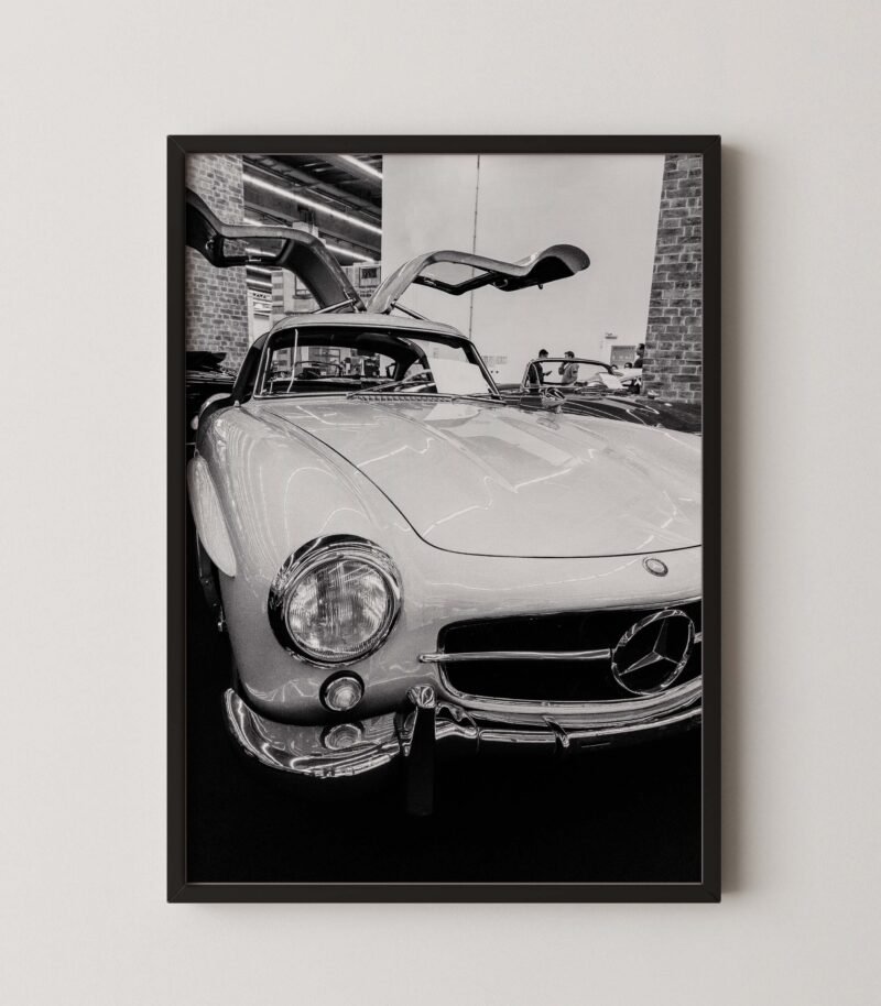 Retro Mercedes 300 SL Print