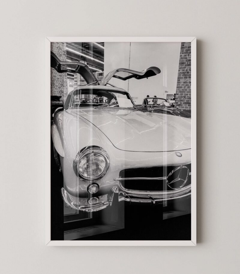 Retro Mercedes 300 SL Print