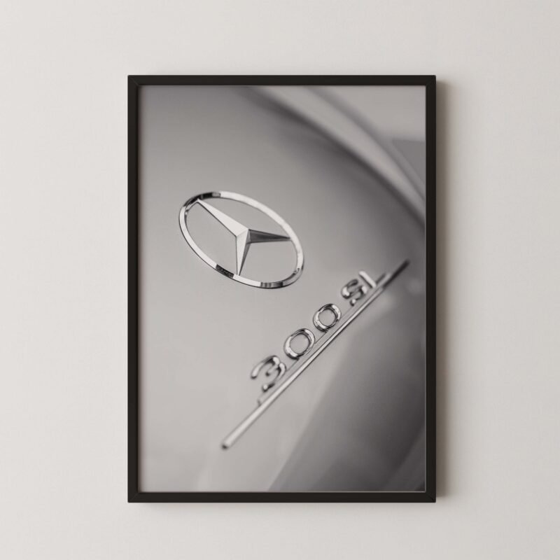Vintage Mercedes 300 SL Wall Art