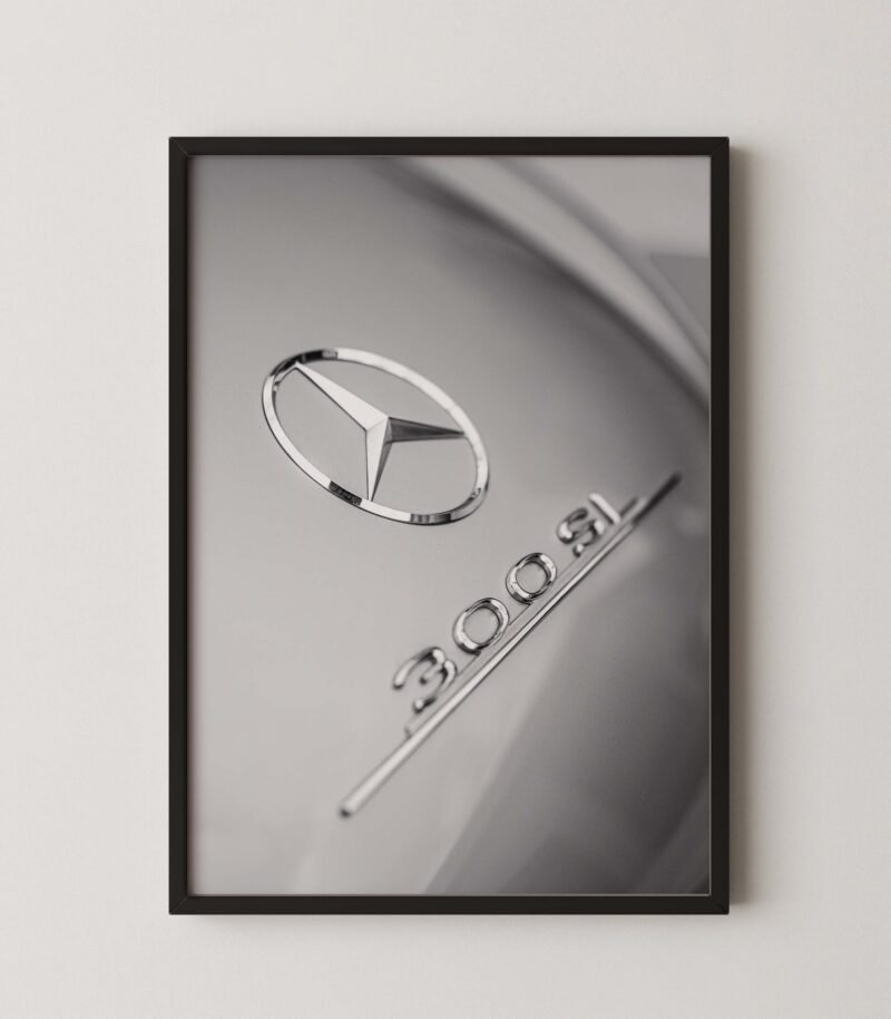 Vintage Mercedes 300 SL Wall Art