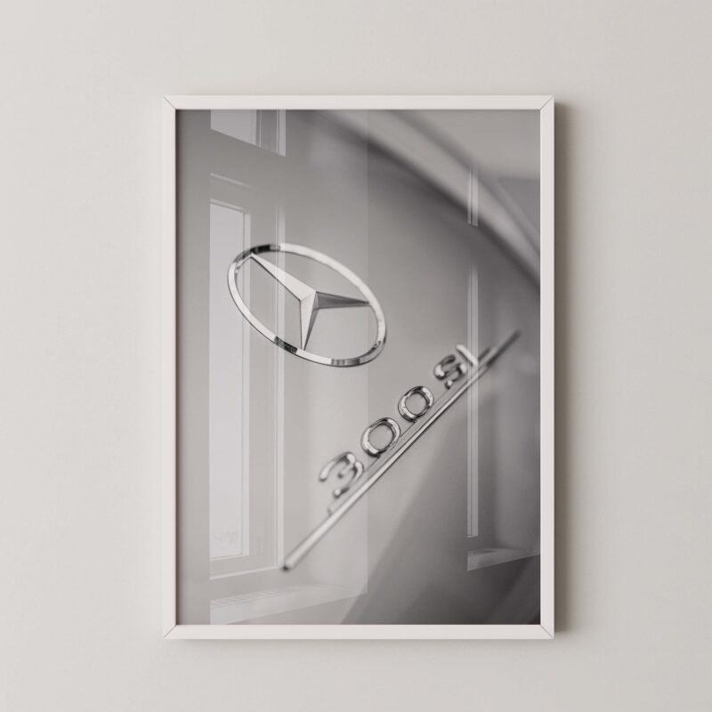 Vintage Mercedes 300 SL Wall Art