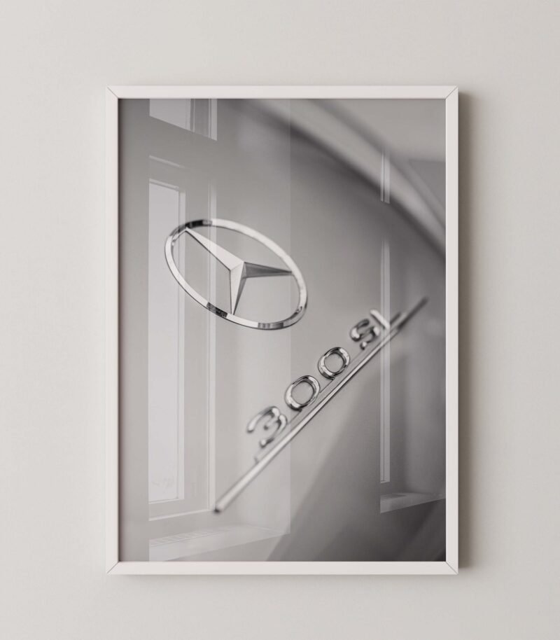 Vintage Mercedes 300 SL Wall Art