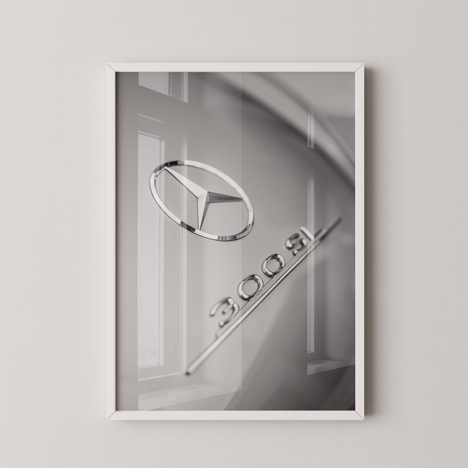 Vintage Mercedes 300 SL Wall Art - Image 2