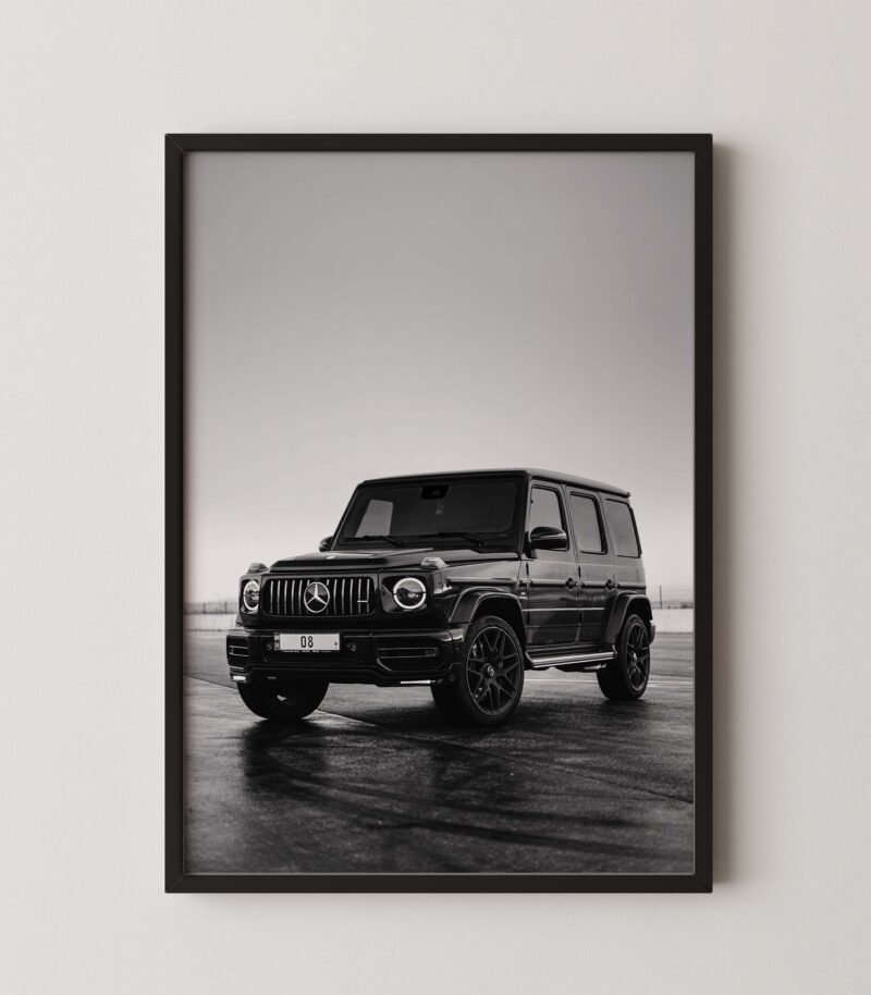 Black Mercedes AMG G63 Poster