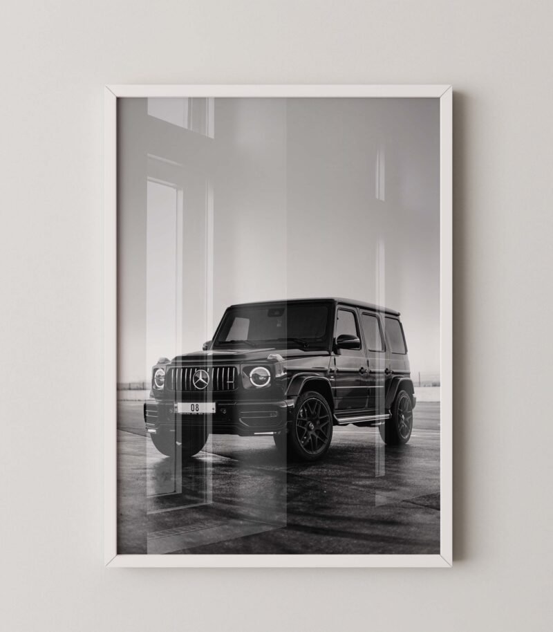 Black Mercedes AMG G63 Poster