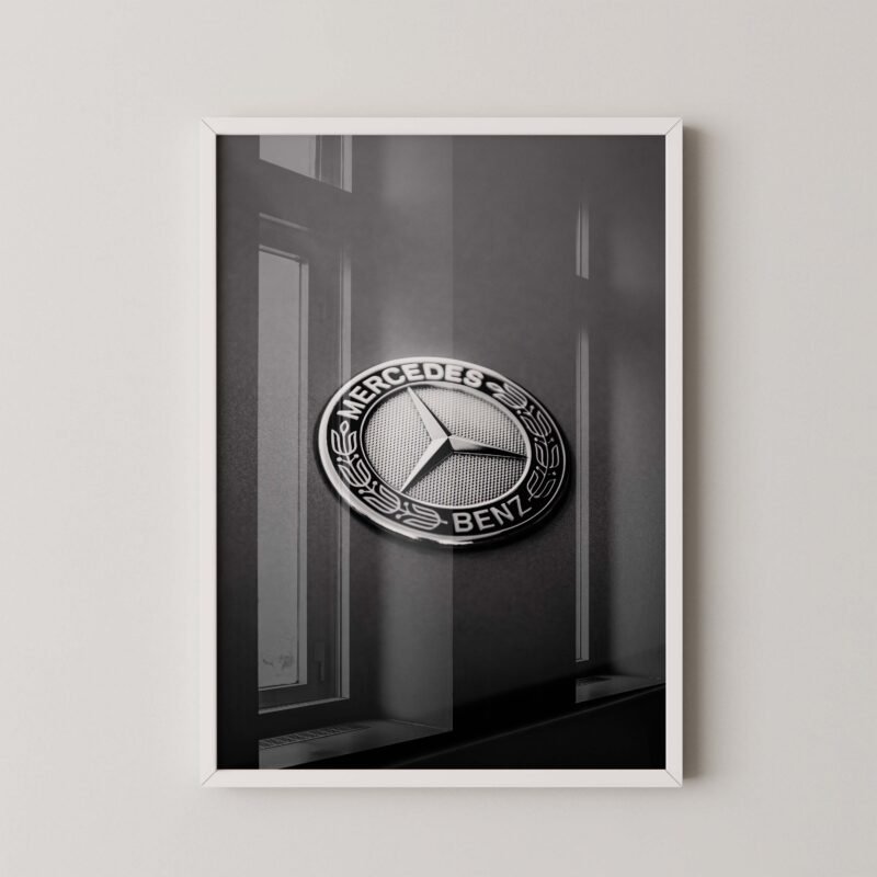 Mercedes Logo Print