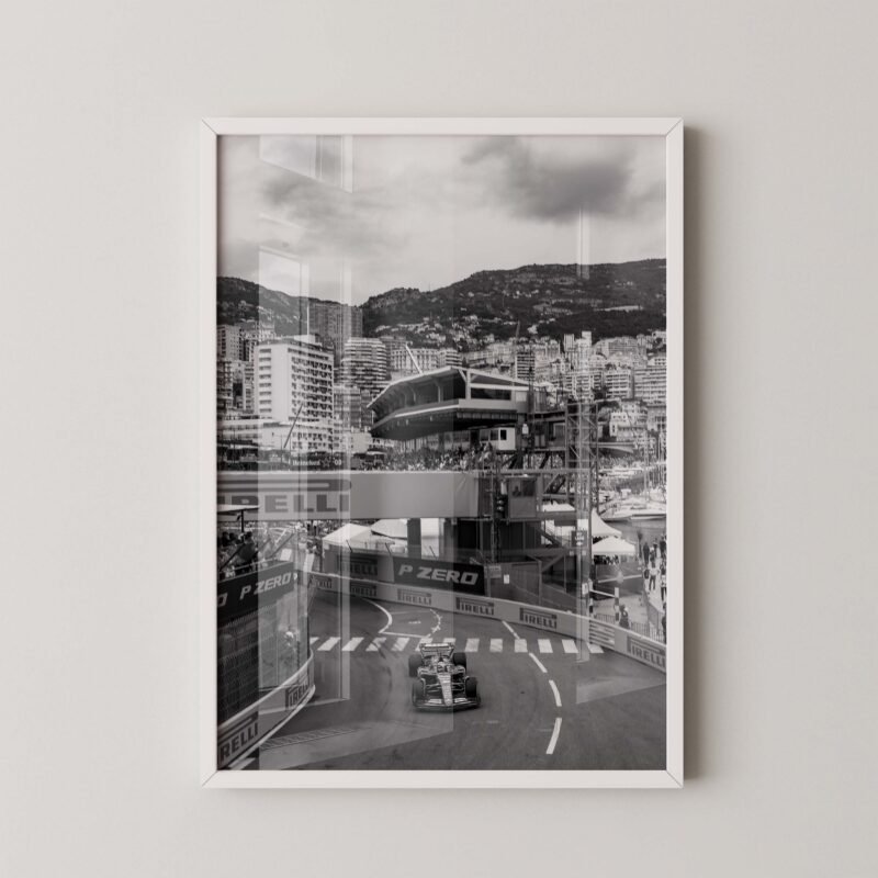 Scuderia Ferrari Monaco F1 Poster