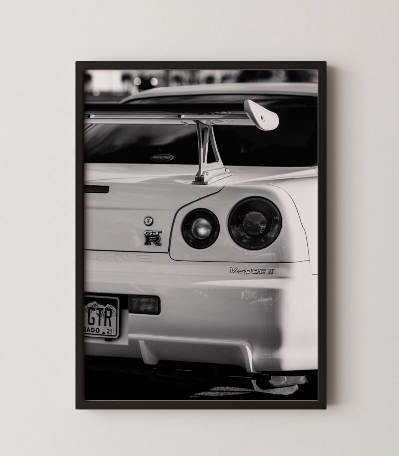 Nissan Skyline GT-R R34 V-Spec II Print