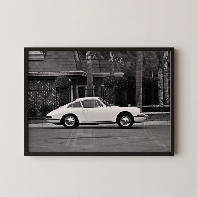 Vintage Porsche 912 Poster