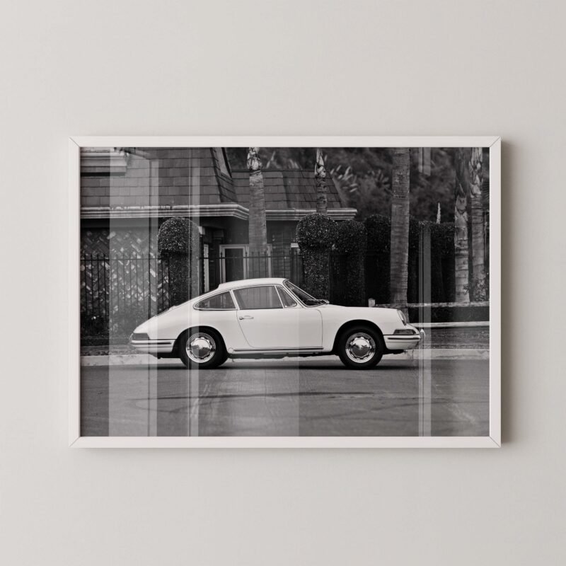 Vintage Porsche 912 Poster