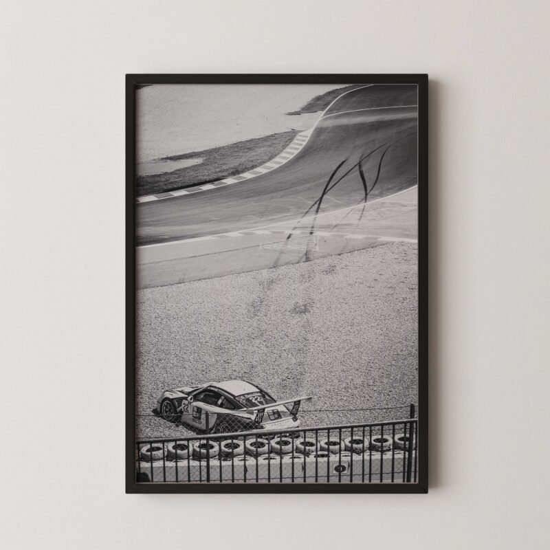 Porsche GT Race Track Spin Print