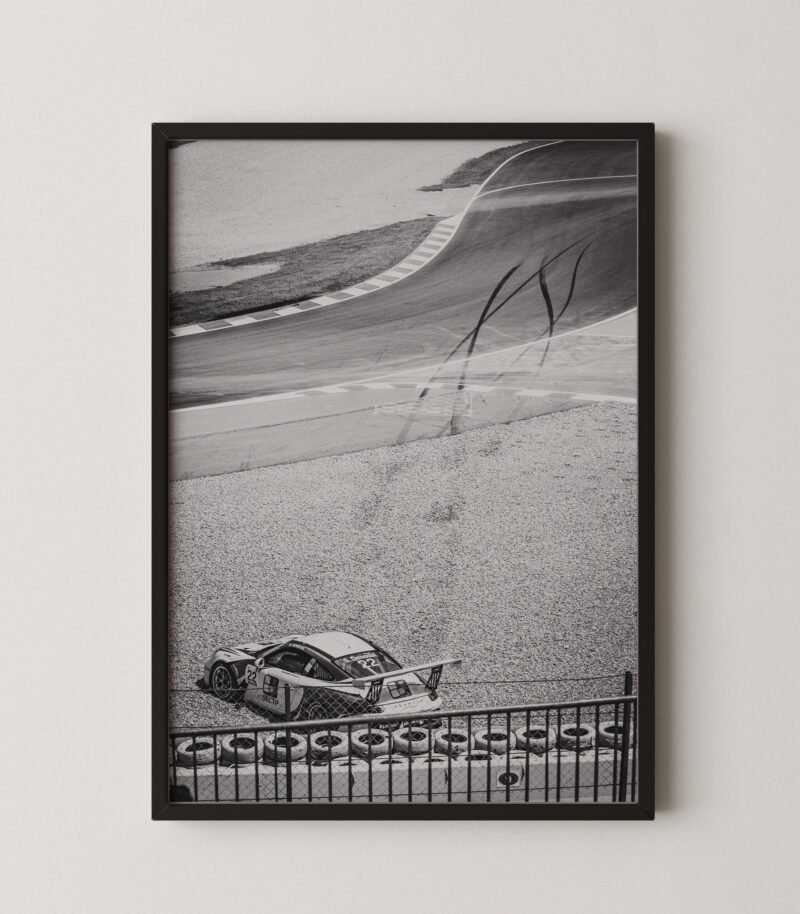 Porsche GT Race Track Spin Print