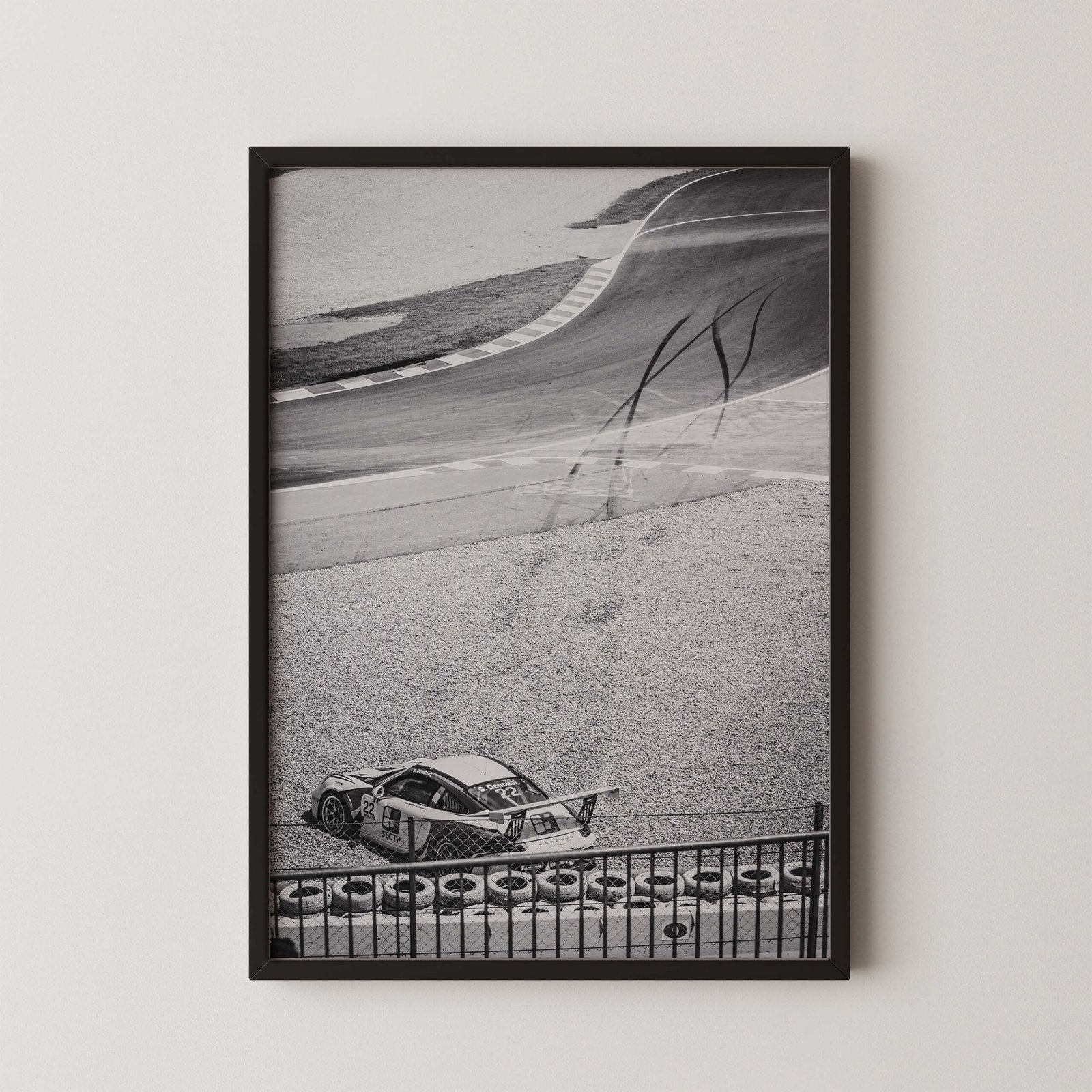 Porsche GT Race Track Spin Print