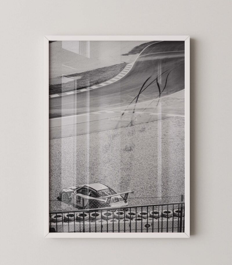 Porsche GT Race Track Spin Print