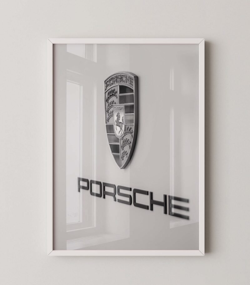 Porsche Logo Wall Decor