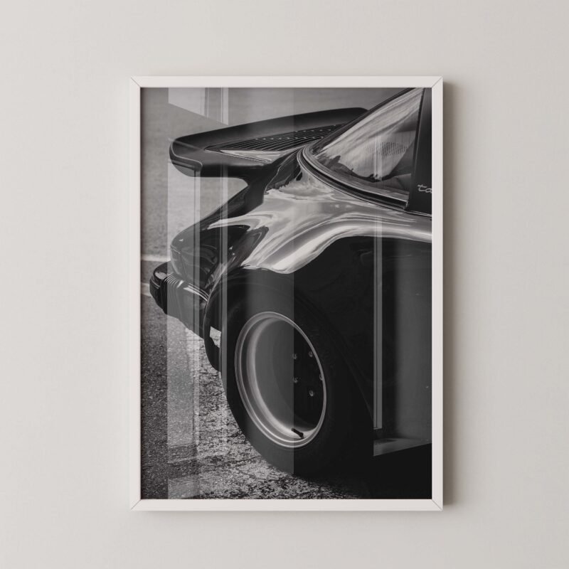 Classic Black Porsche Print