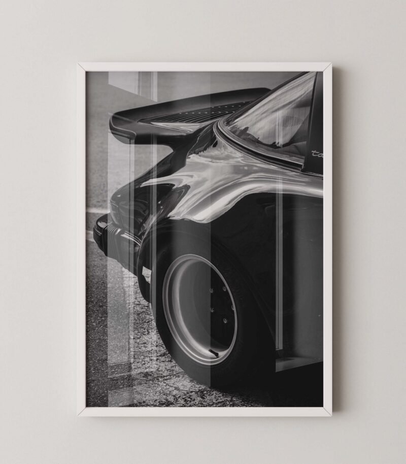 Classic Black Porsche Print