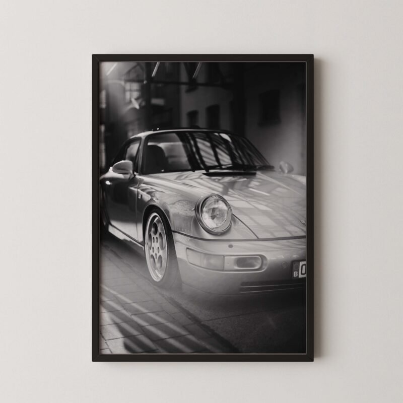 Vintage Porsche Sports Poster