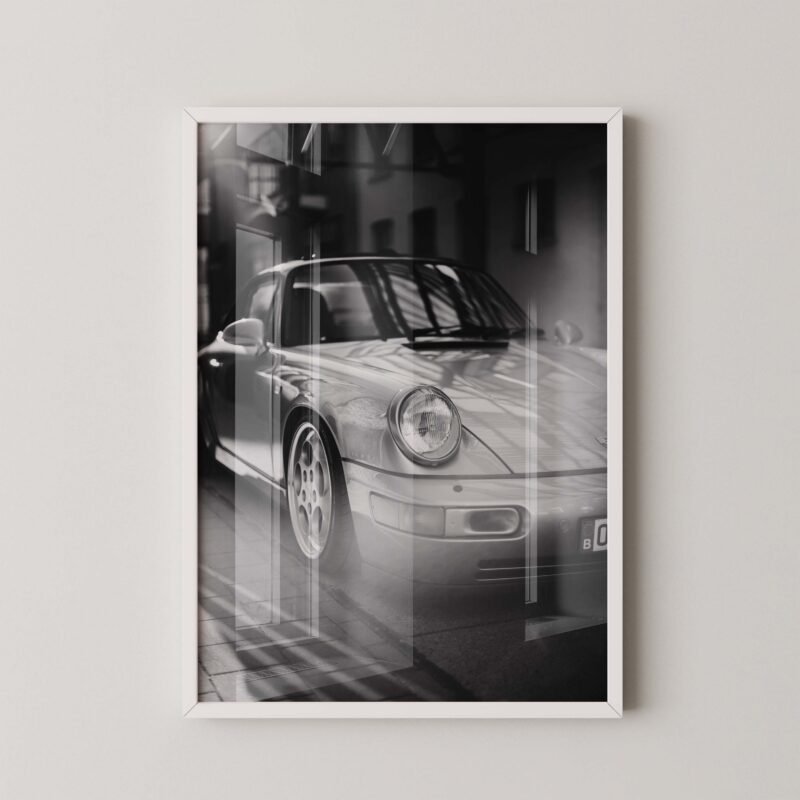 Vintage Porsche Sports Poster