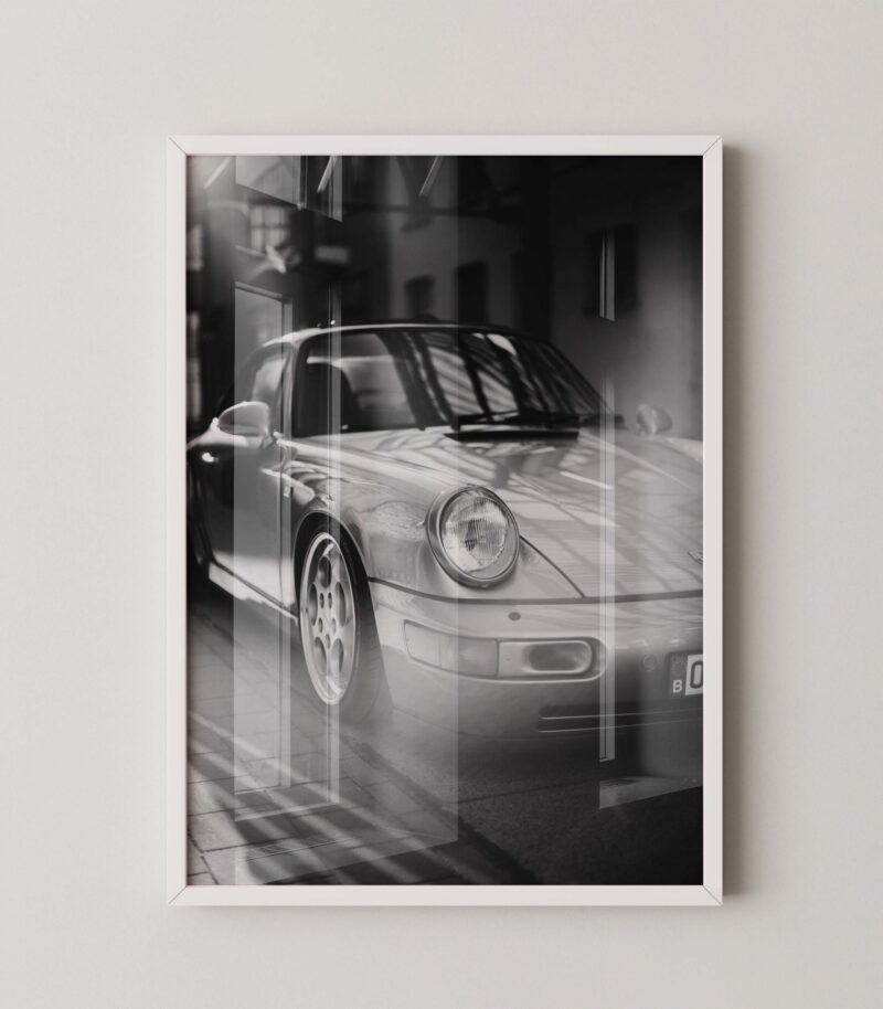 Vintage Porsche Sports Poster