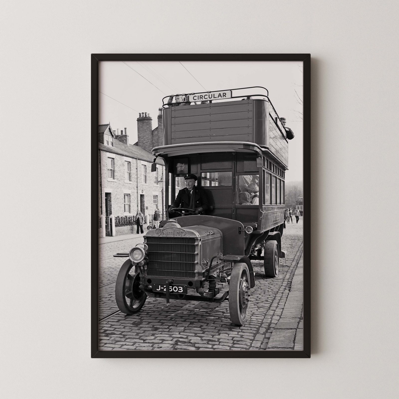 Vintage Daimler Bus Print
