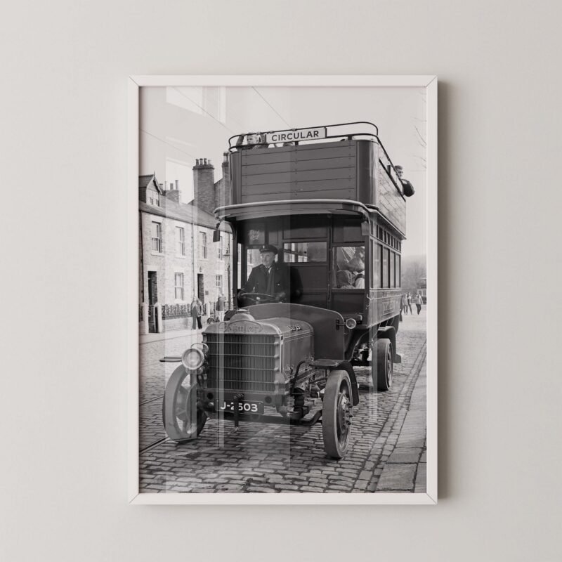 Vintage Daimler Bus Print