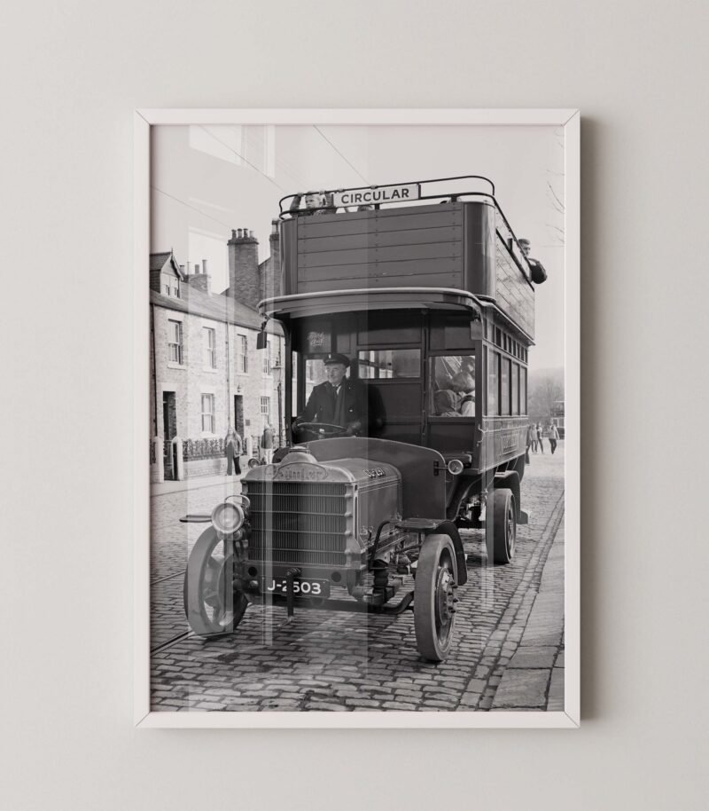 Vintage Daimler Bus Print
