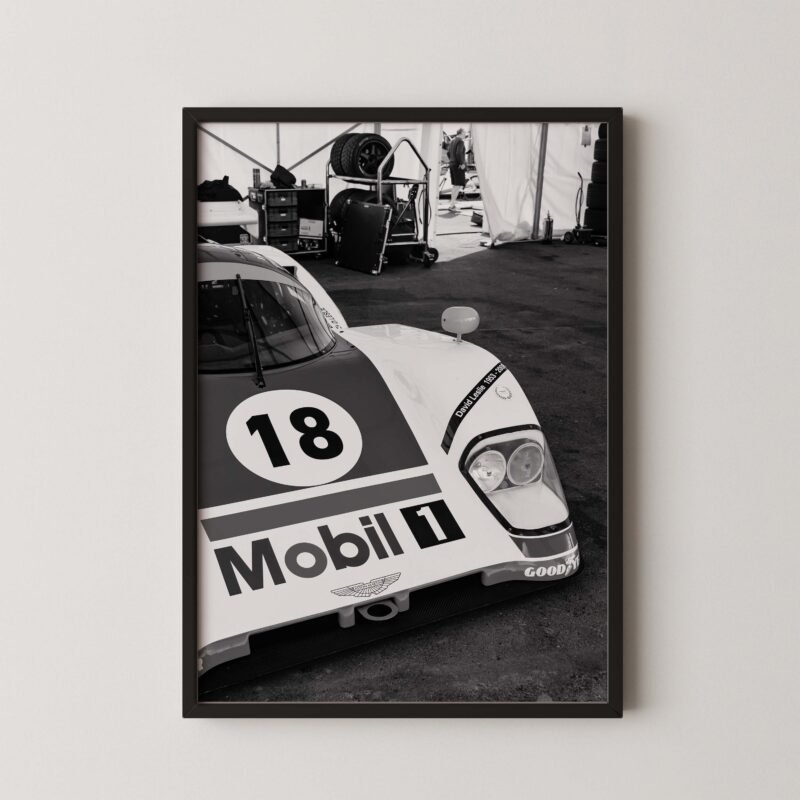 Vintage Daytona Aston Martin Poster