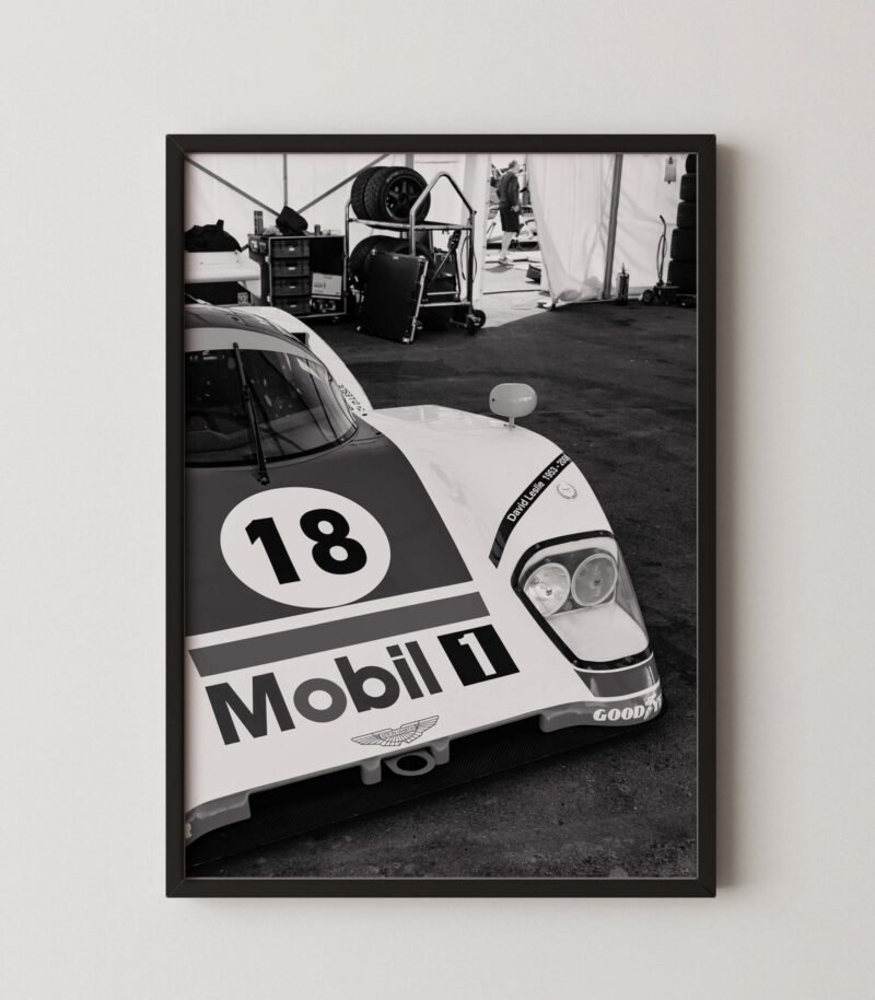 Vintage Daytona Aston Martin Poster
