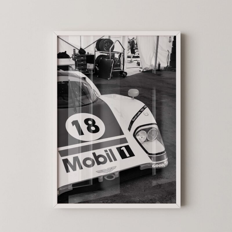 Vintage Daytona Aston Martin Poster