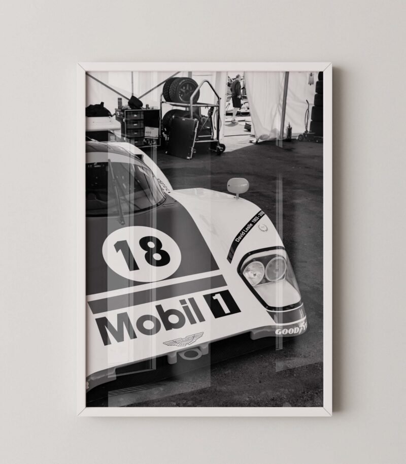 Vintage Daytona Aston Martin Poster