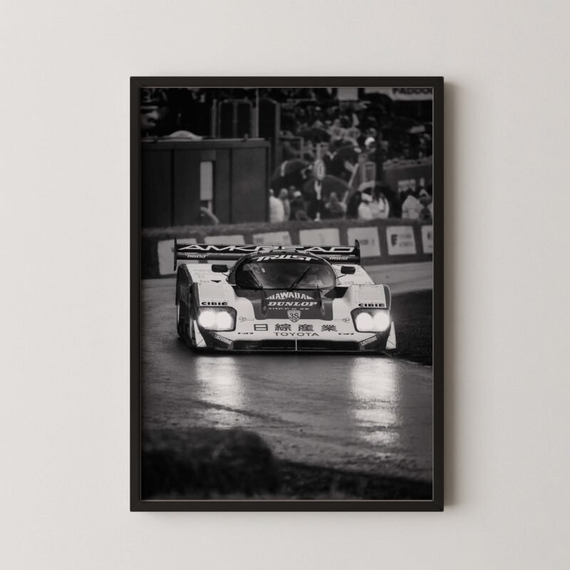 Vintage Le Mans Racing Car Poster
