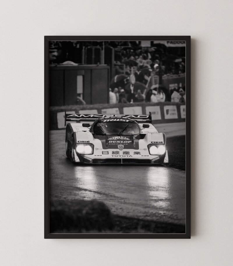 Vintage Le Mans Racing Car Poster