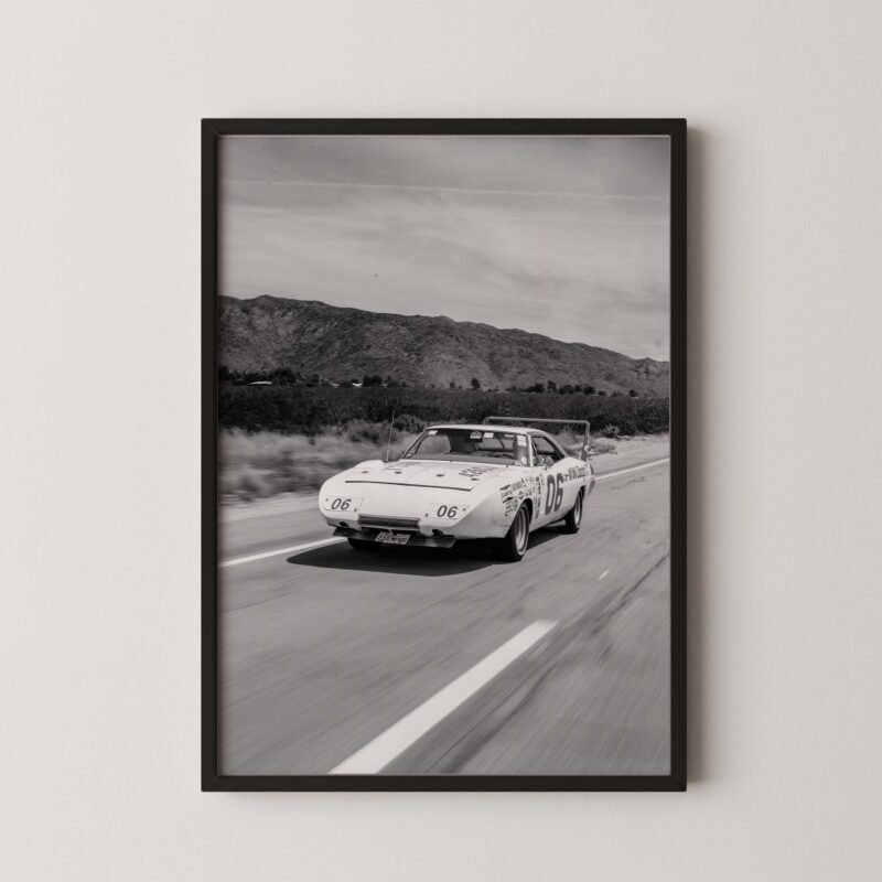 Daytona Vintage Dodge Charger Print
