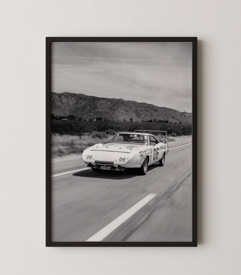 Daytona Vintage Dodge Charger Print