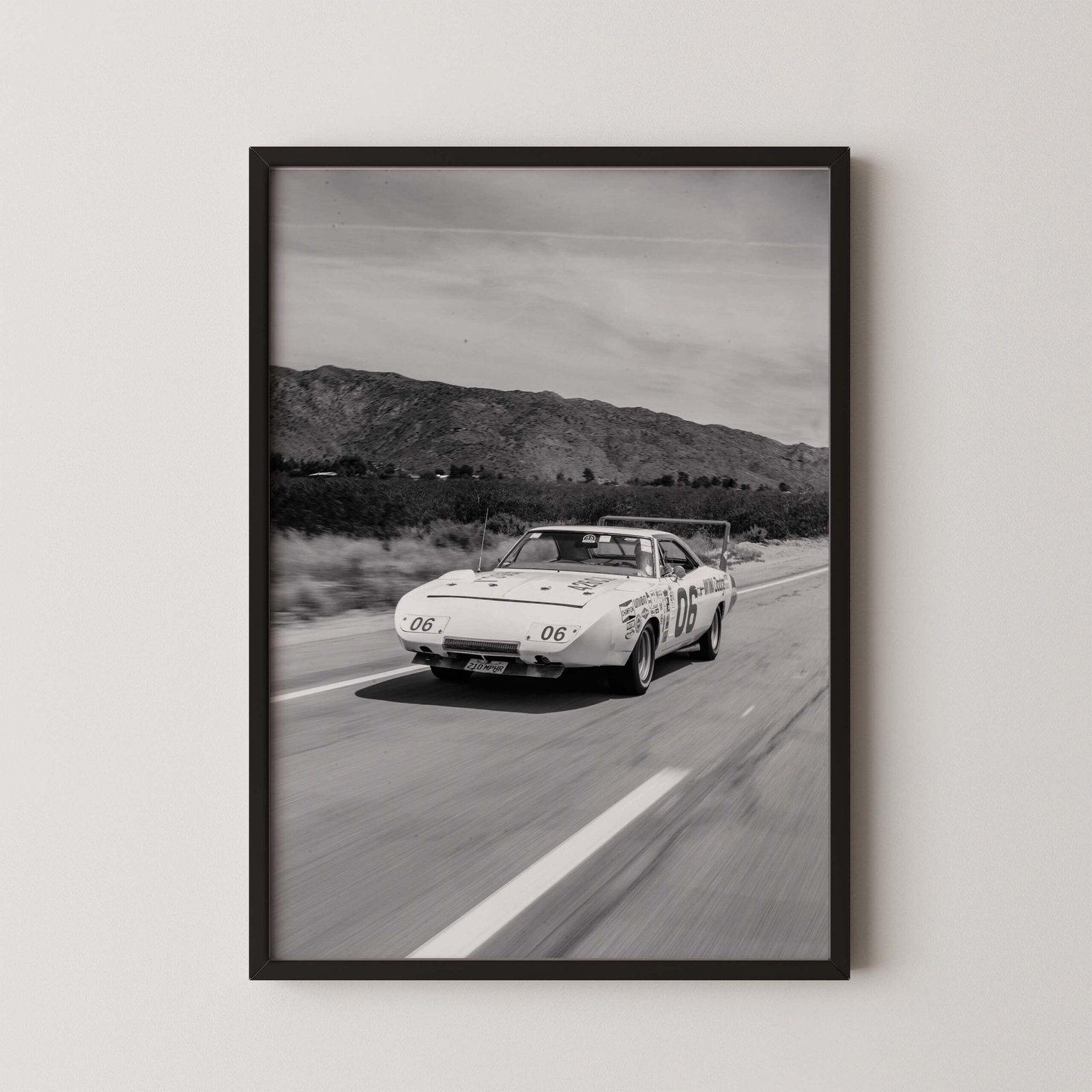 Daytona Vintage Dodge Charger Print